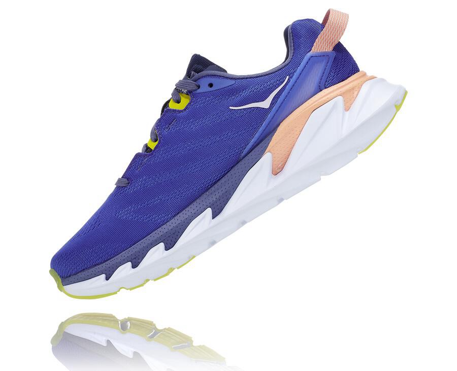 Hoka One One Hardloopschoenen Dames - Elevon 2 - Blauw/Wit - PX0431752